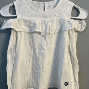 Abercrombie Kids Ruffled Sleeveless Top